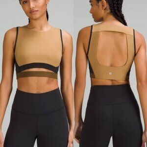 Lululemon High Neck Square Train Bra